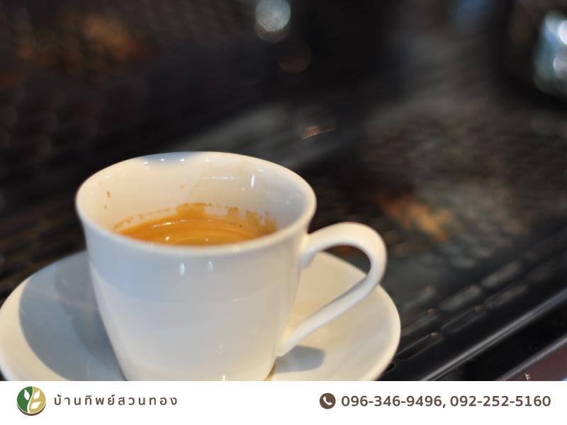 ร้านกาแฟทองแท้อัมพวาบ้านทิพย์สวนทอง
